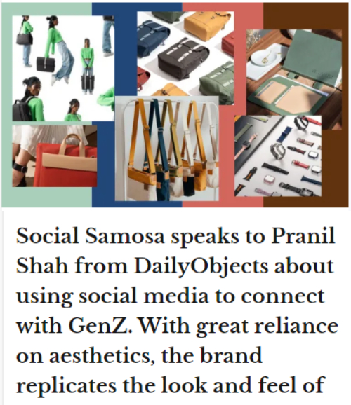 Pranil Shah Case Study 5: Pranil Shah's strategy on social media for DailyObjects